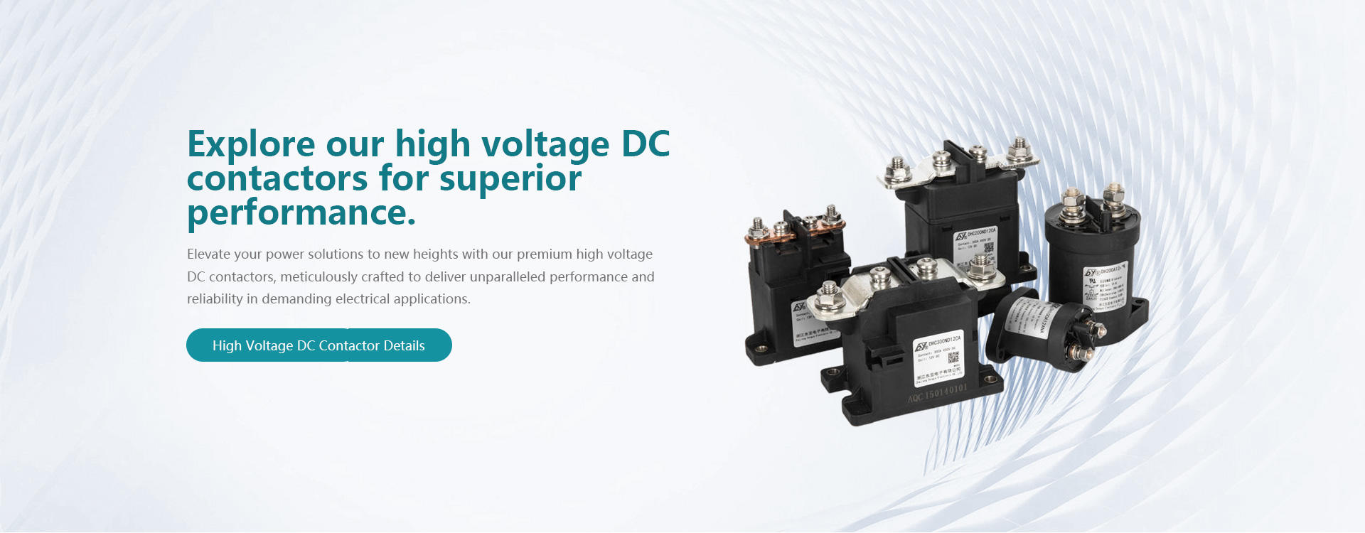 Explore our high voltage DC contactors for superior performance.